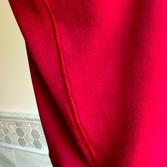 Eva Varro Ruched Stretched Bodycon Red Dress Size Small - Picture 10 of 13